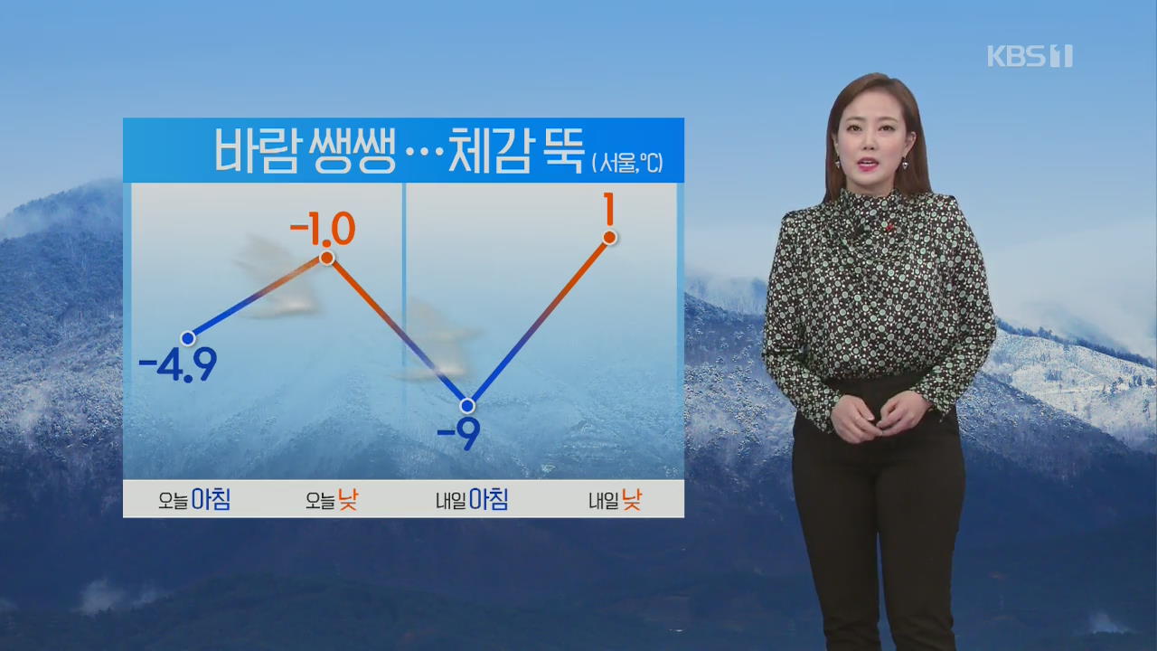 [날씨] 한파 특보 확대, 내일 아침 기온 곤두박질