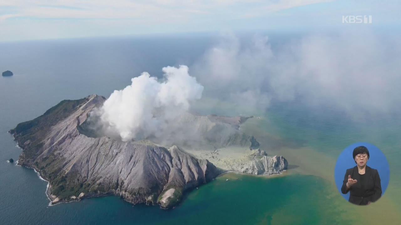 뉴질랜드 화산섬 폭발…“관광객 수십 명 부상·실종”