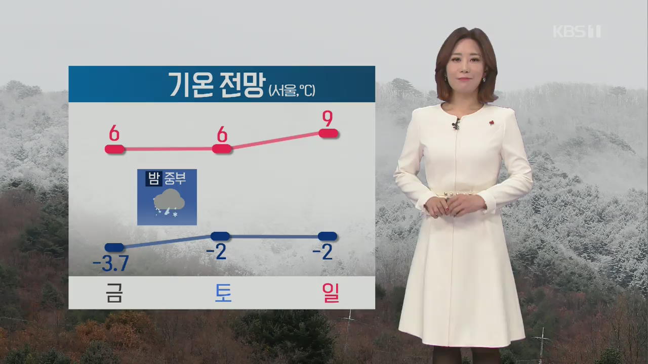 [날씨] 오늘 흐려져 밤부터 중부 비…미세먼지 양호