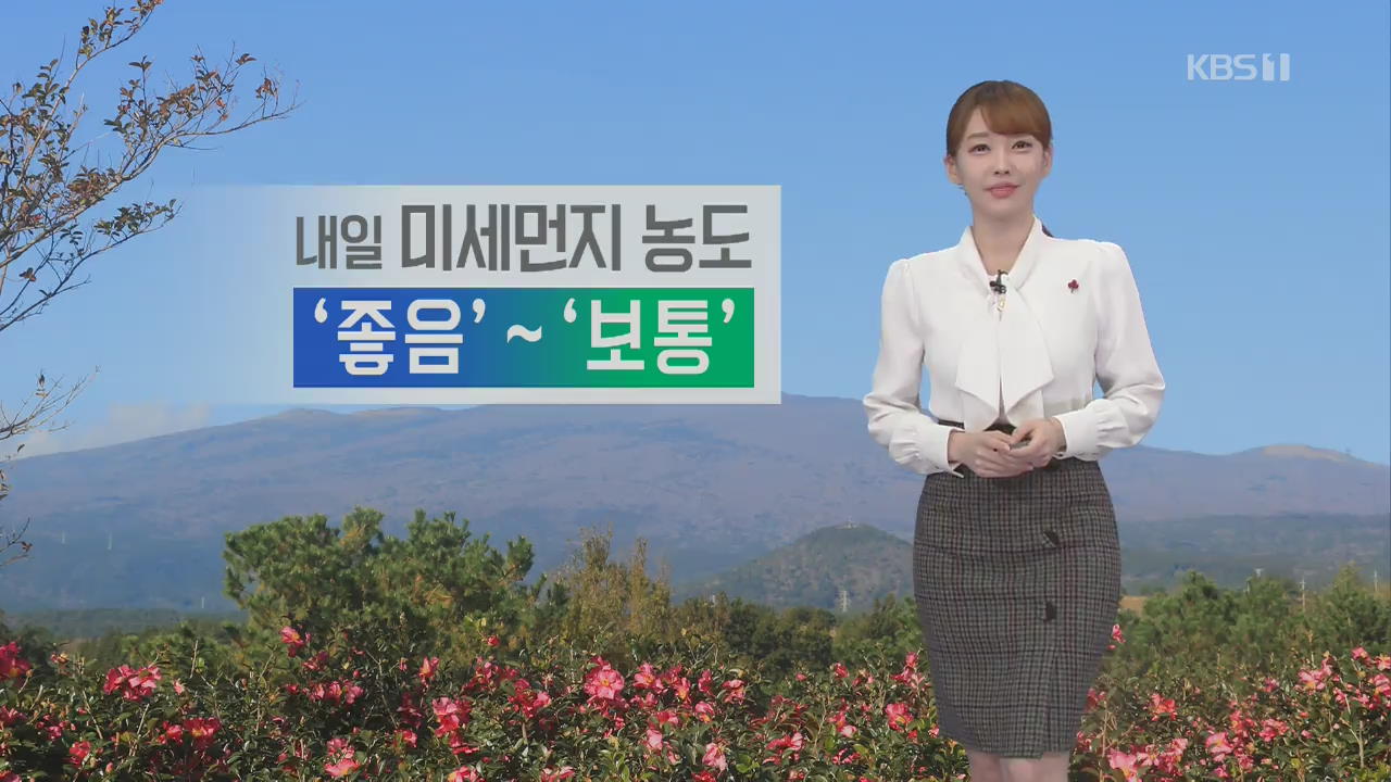 [날씨] 내일 미세먼지 ‘좋음’~‘보통’…대체로 맑음