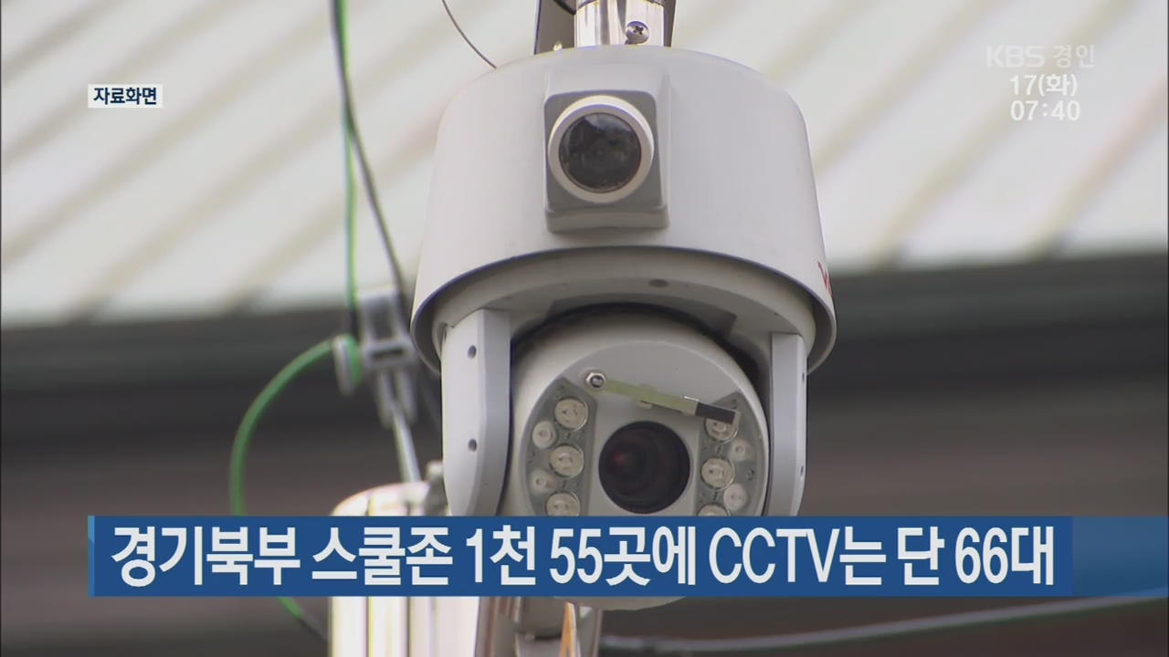 경기북부 스쿨존 1천 55곳에 CCTV는 단 66대