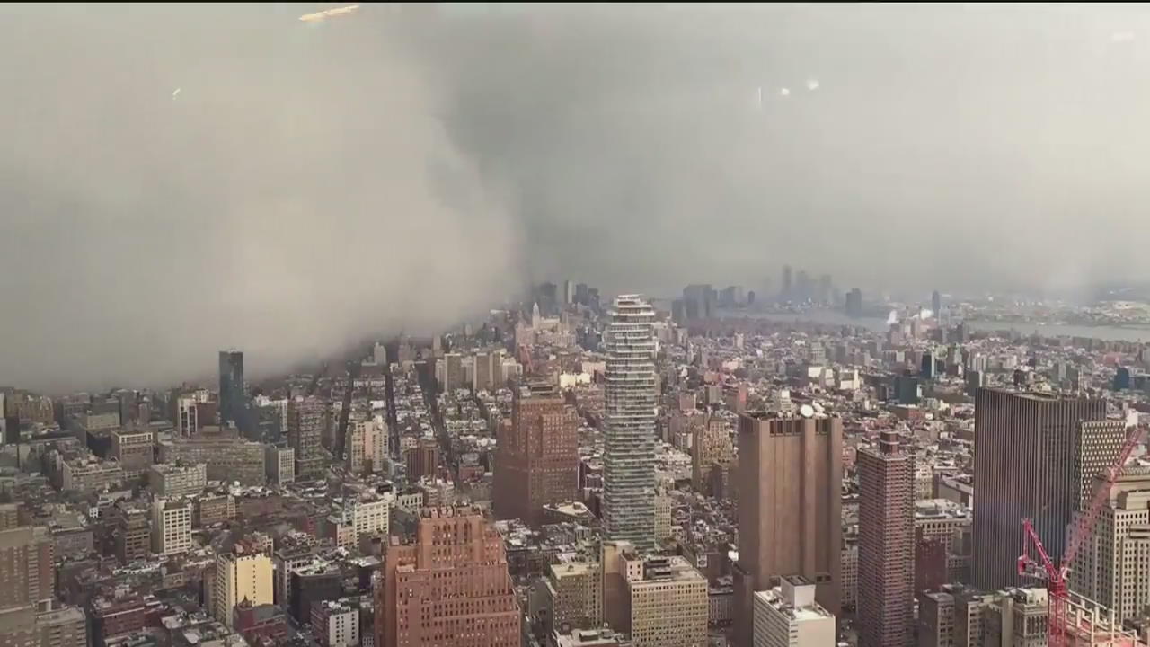 [친절한 월드톡톡] 뉴욕 도심 집어삼킨 거대 눈 폭풍 구름 외