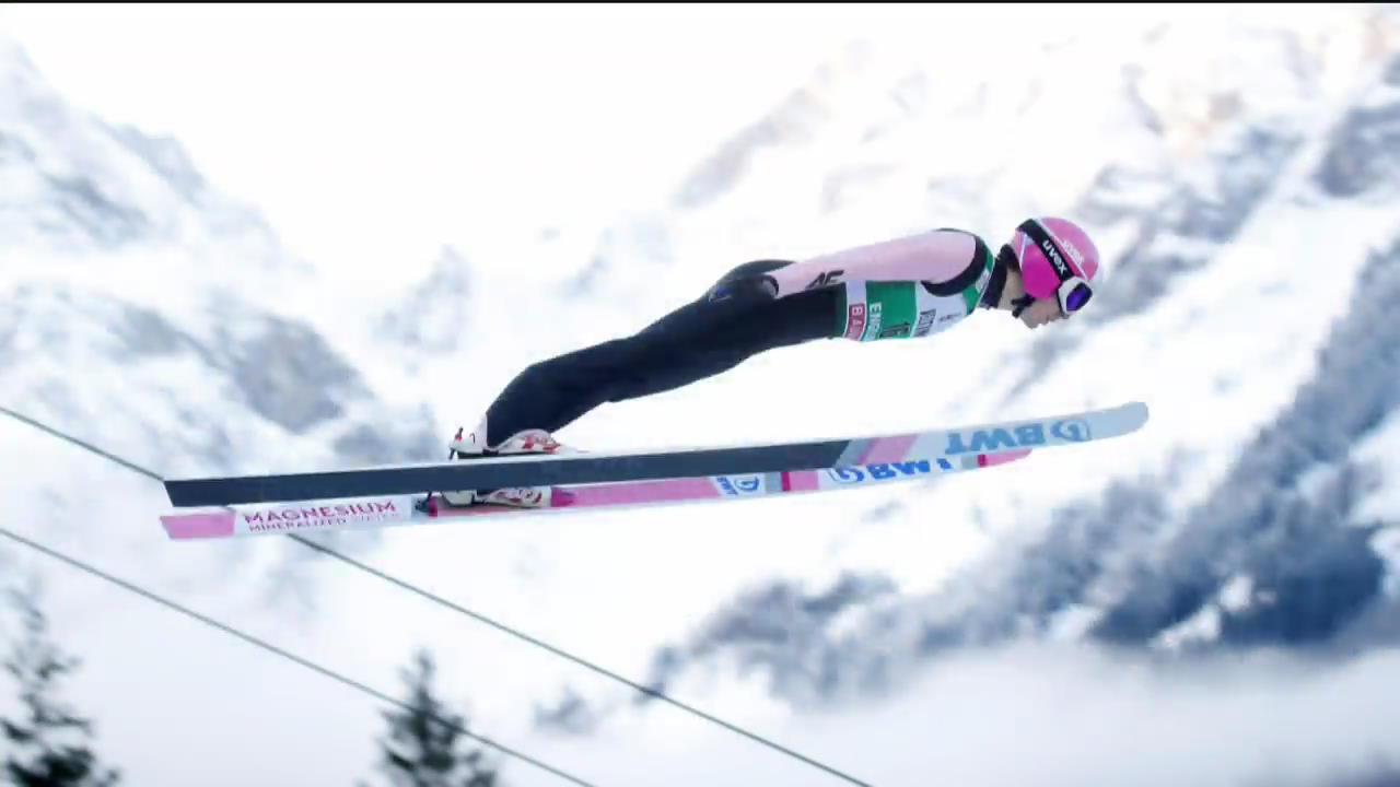 [지구촌 포토] 스위스 엥겔베르크 스키 점핑 월드컵 대회 