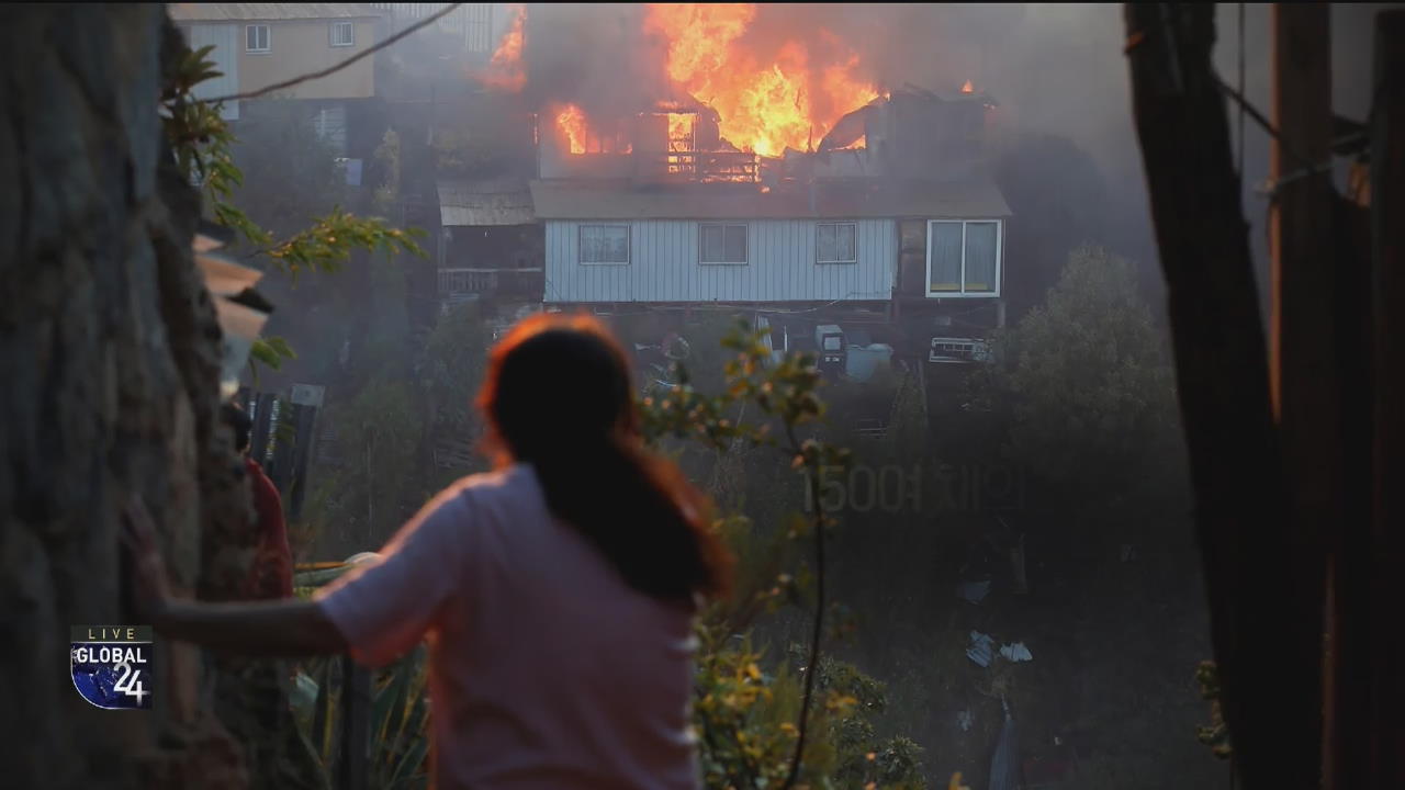 [글로벌24 카드뉴스] 주택가 덮치는 칠레 산불