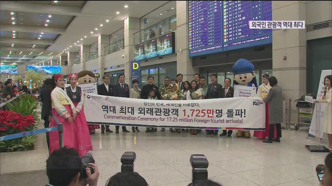 올해 한국 찾은 외국인 역대 최다…비결은?