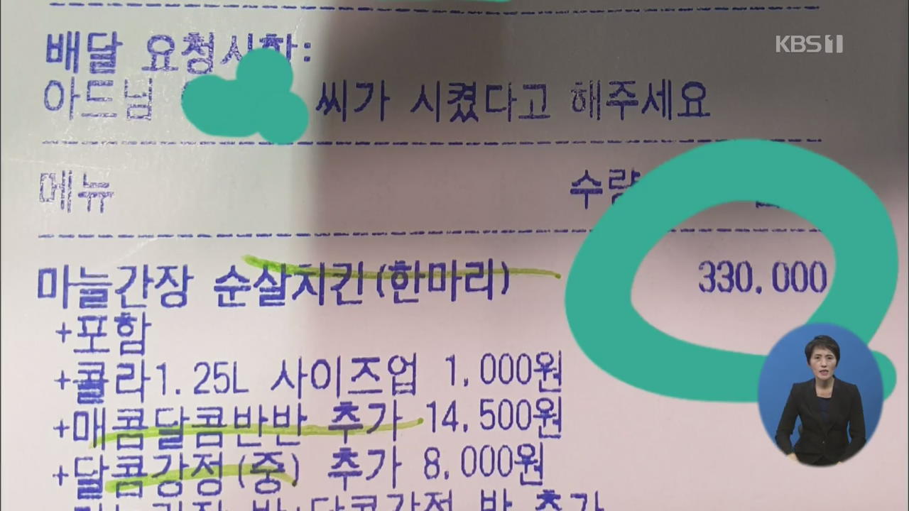 경찰 “33만 원 닭강정 사건은 대출 사기 일당의 소행”