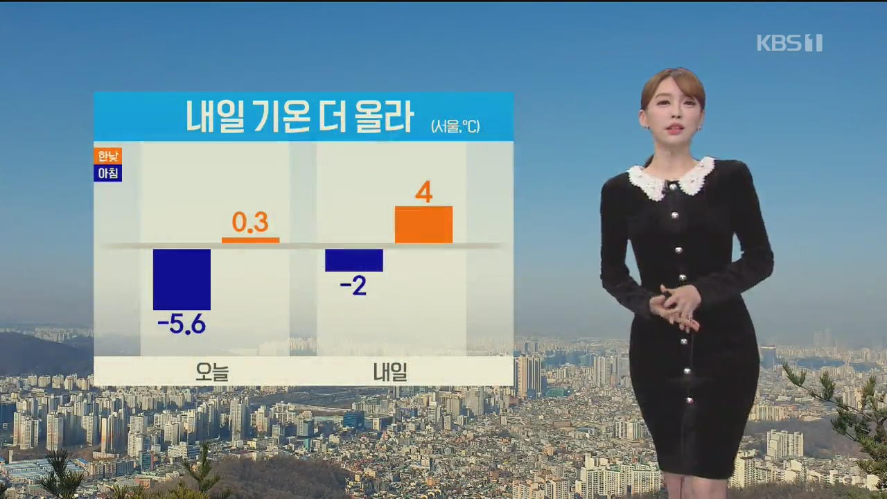 [날씨] 내일 기온 더 올라…중부·전북 미세먼지 ‘나쁨’