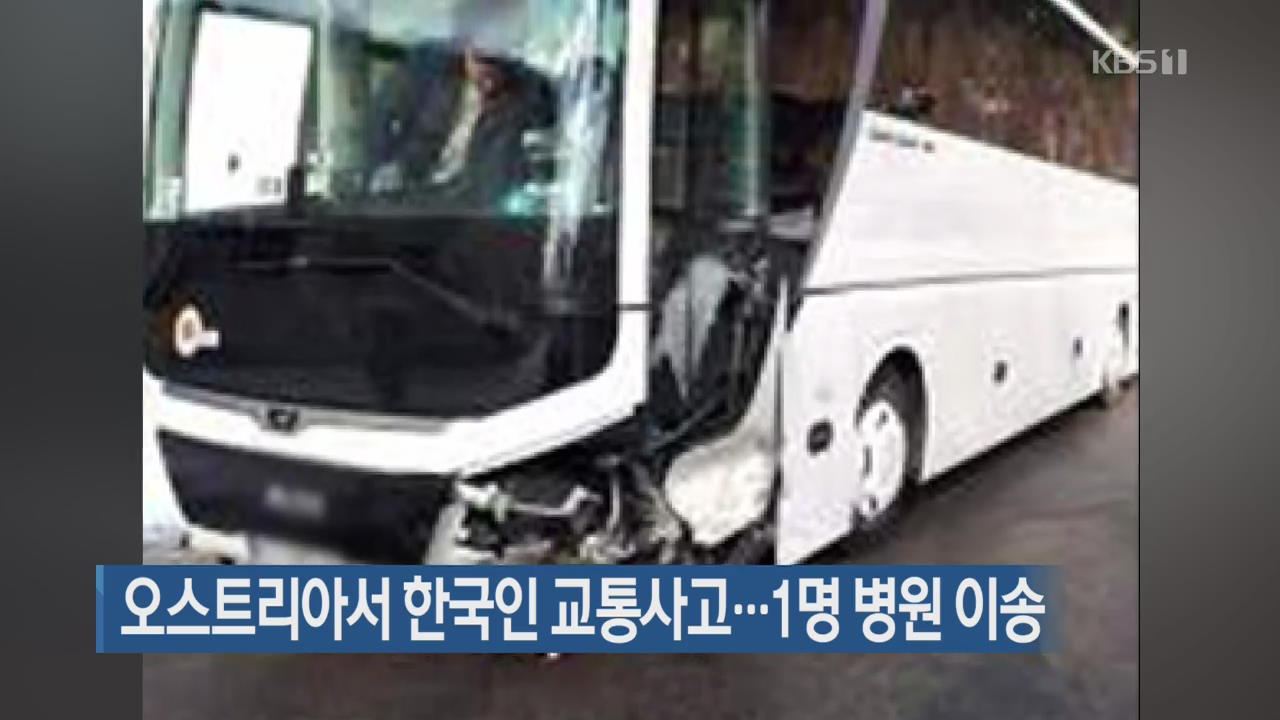 오스트리아서 한국인 교통사고…1명 병원 이송