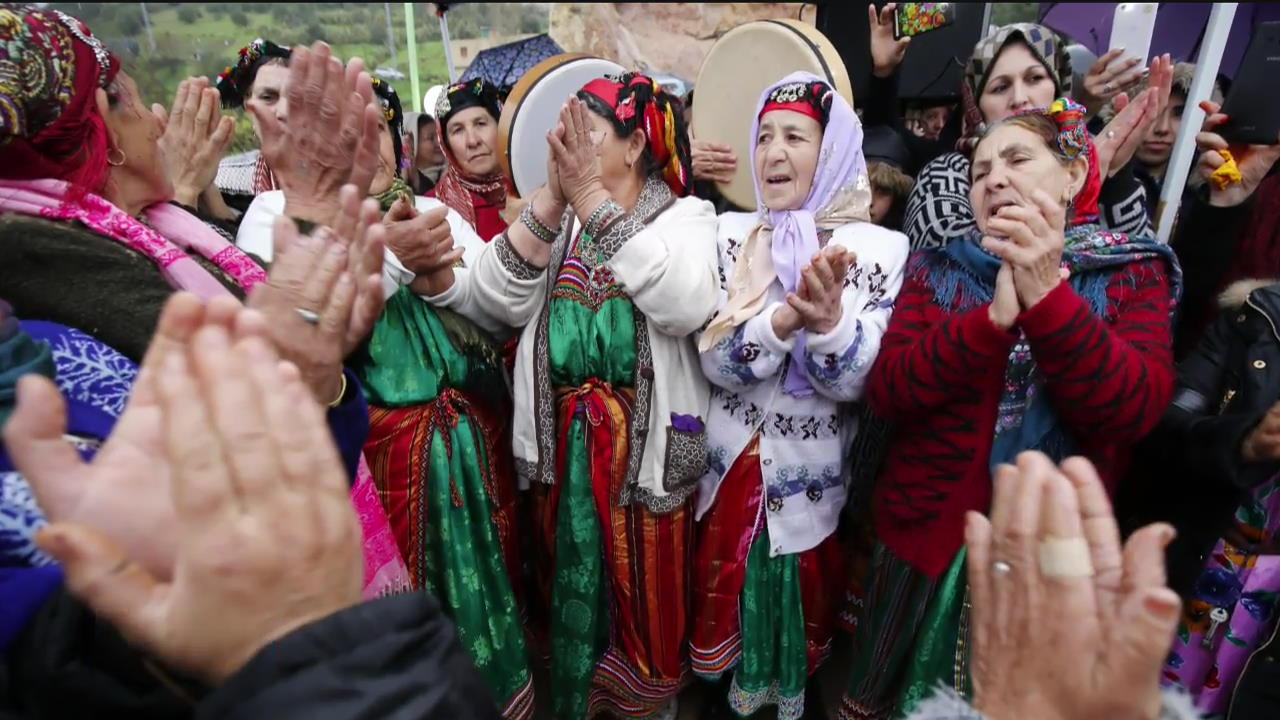 [지구촌 포토] 모로코·알제리, 1월 14일 기념 소수 민족 행사