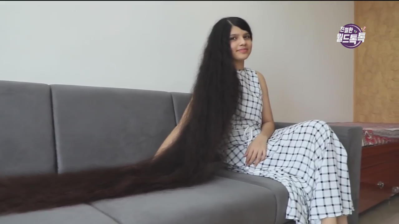 [친절한 월드톡톡] ‘현대판 라푼젤’ 세계에서 가장 긴 머리카락 인도 소녀 외