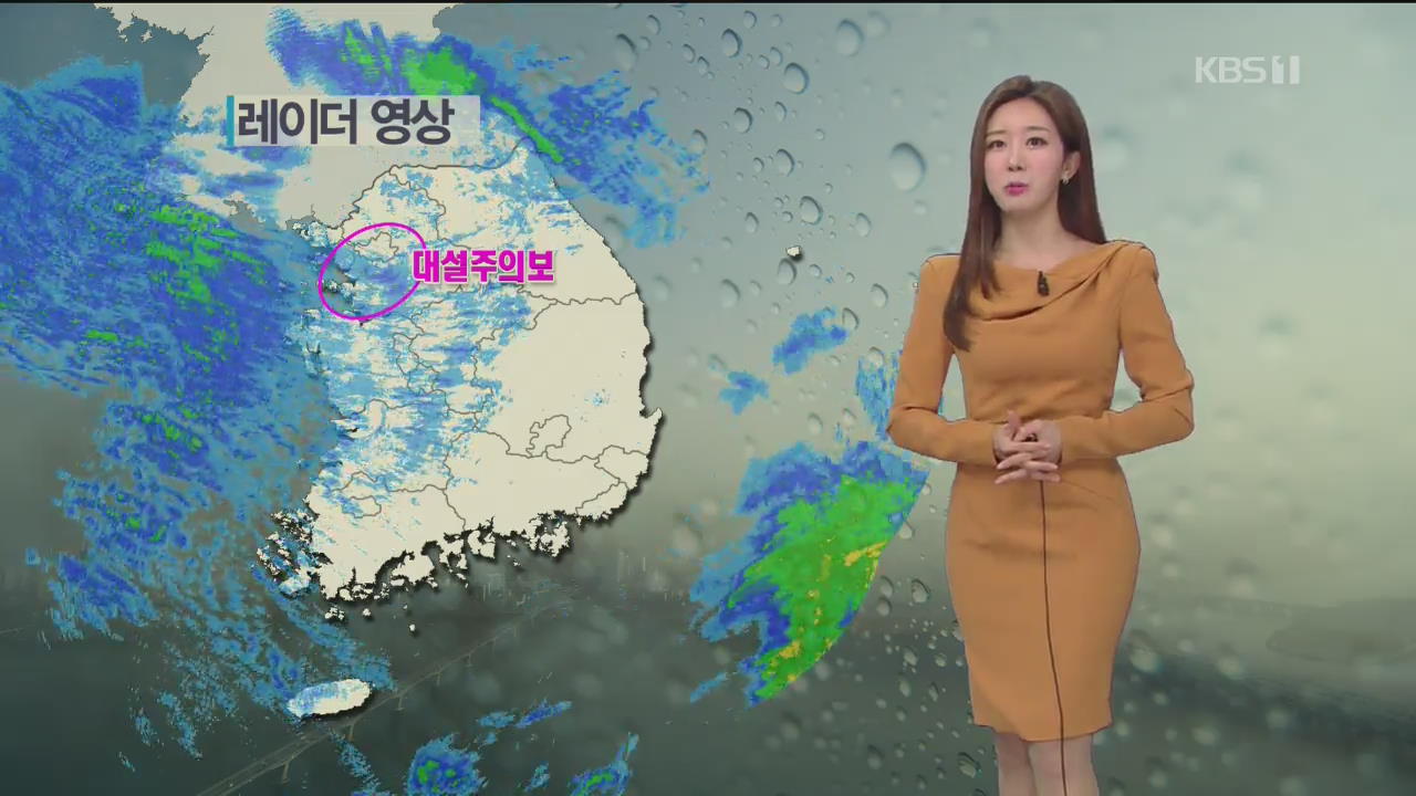 [날씨] 전국 눈·비, 서울·경기·제주산지 대설주의보