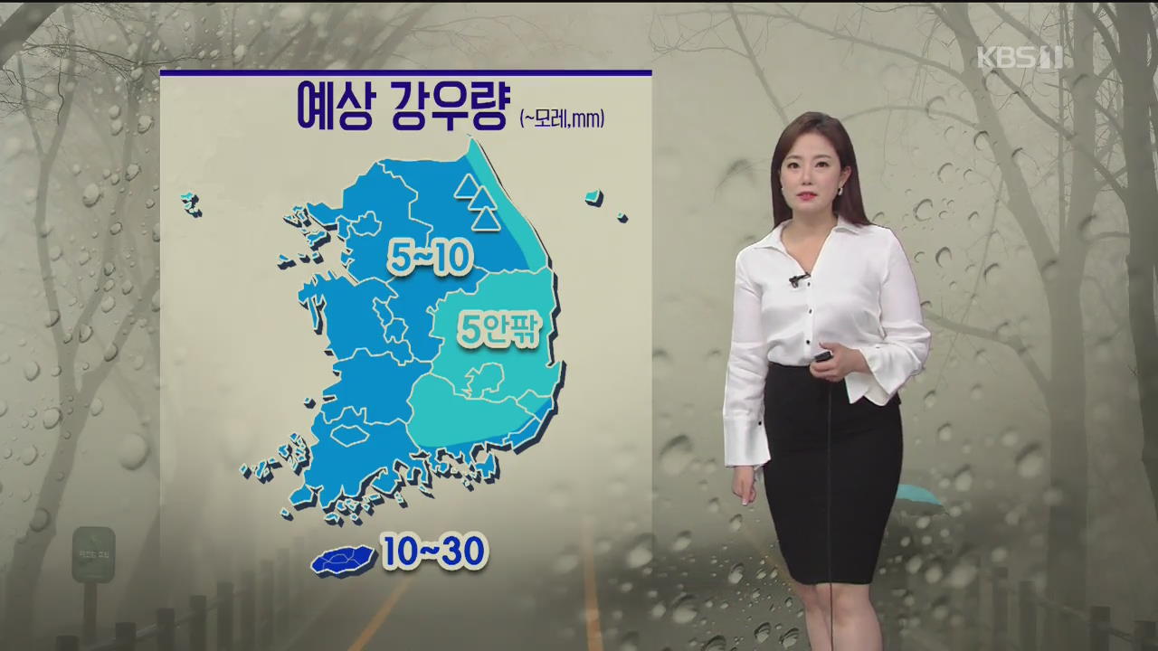 [날씨] 내일 전국 비…강원 산간 최고 7cm 눈