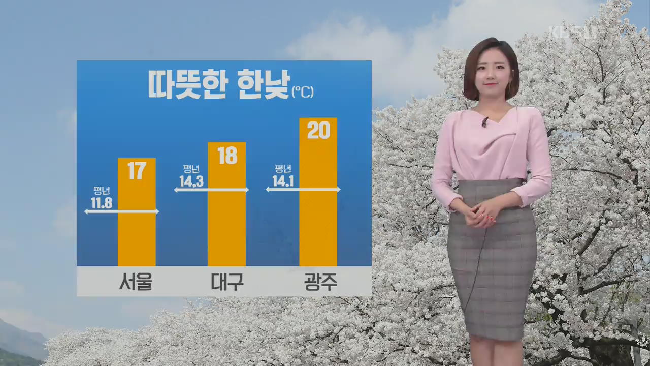 [날씨] 전국 매우 건조·맑고 포근