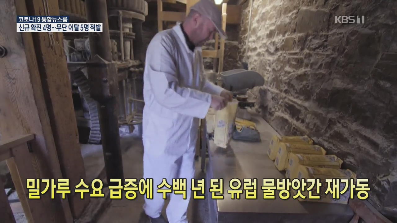 [코로나19 국제뉴스] 밀가루 수요 급증에 수백 년 된 유럽 물방앗간 재가동