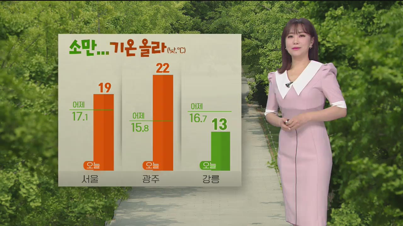 [날씨] 오늘 ‘소만’, 전국 구름 많고 어제보다 기온 올라