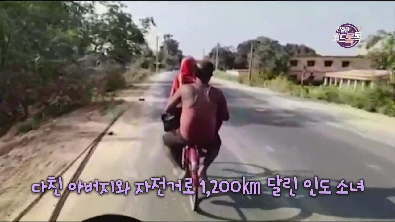 [친절한 월드톡톡] 다친 아버지와 자전거로 1,200㎞ 달린 인도 소녀 외