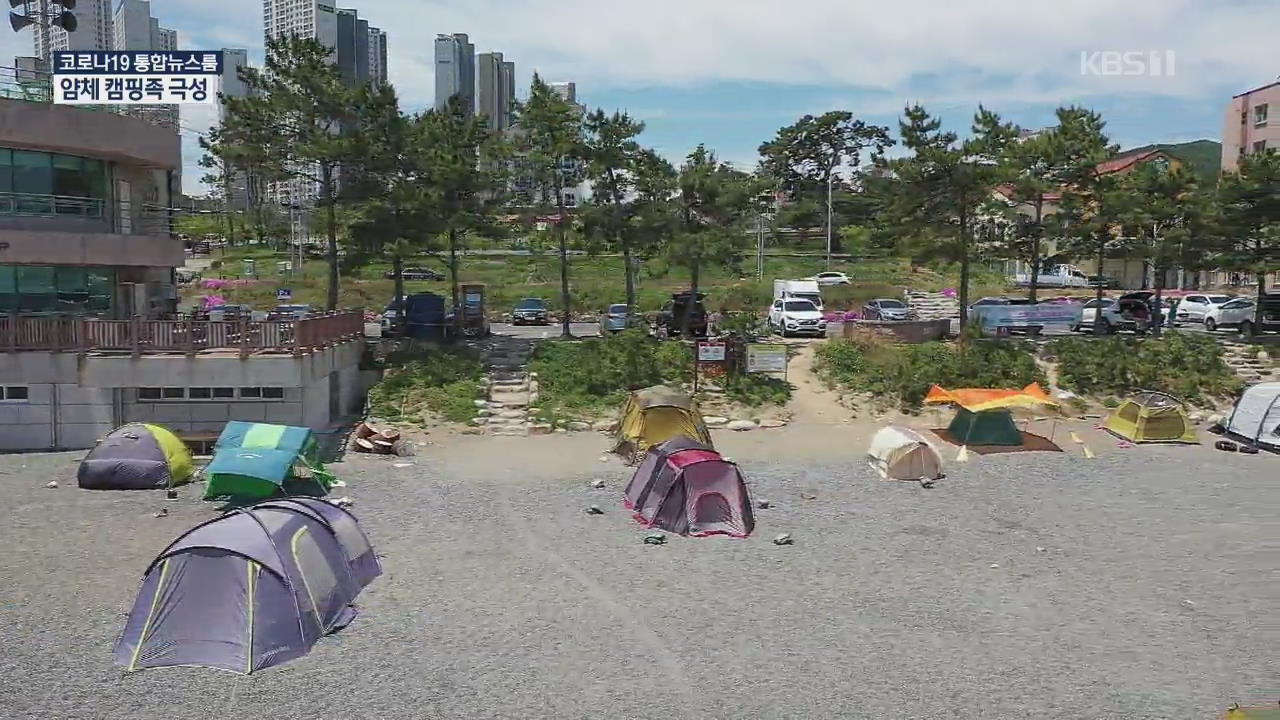 불법 텐트에 알박기까지…얌체 캠핑족