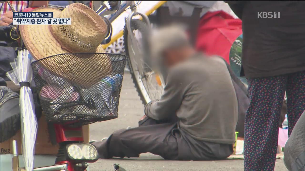 “코로나에 병원 뺏겨 치료도 포기”…갈 곳 잃은 노숙자 환자들