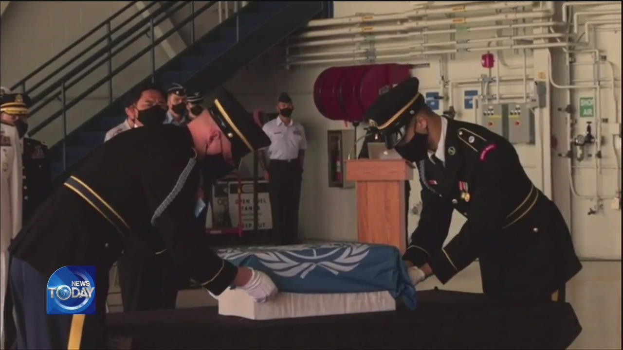 REMAINS OF S. KOREAN SOLDIERS RETURN HOME