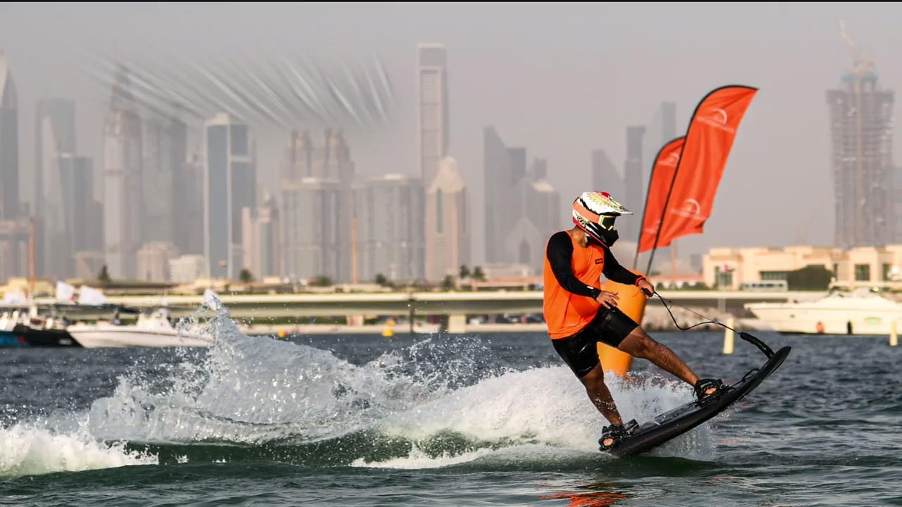 [지구촌 포토] 아랍에미리트 두바이 수상축제