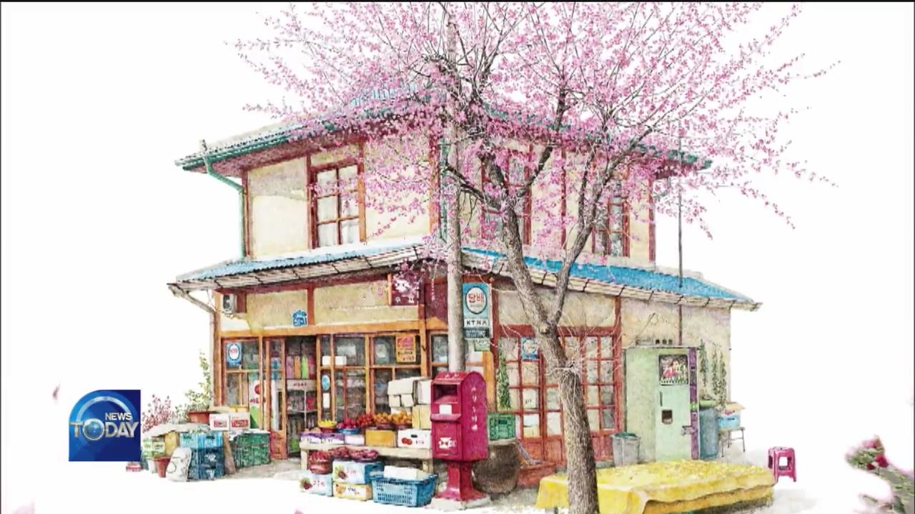 ARTIST PAINTS NOSTALGIC SUPERMARKETS