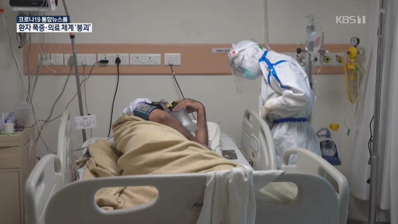 인도·주변국 환자 폭증…인공호흡기·병상 확보 비상