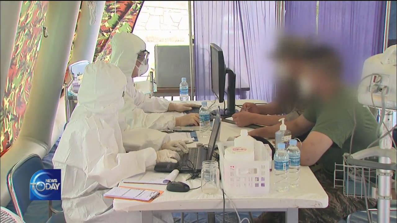 INVESTIGATION OF CLUSTER INFECTION AT ARMY BASE