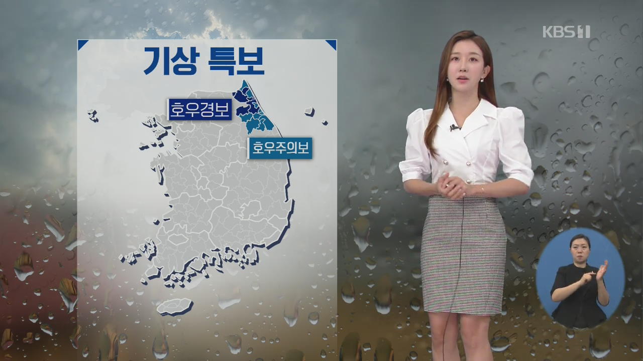 [날씨] 오늘까지 영동 집중호우…최고 200mm