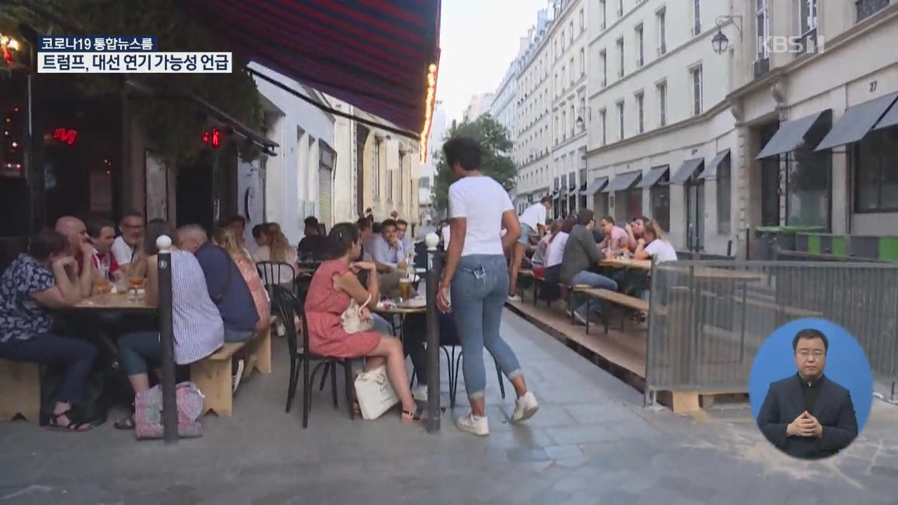 프랑스 파리시, 식당 카페 실외 공간 확장 영업 허용