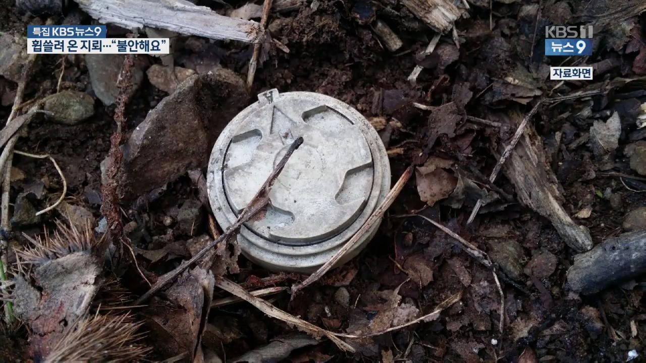 폭우로  유실된 지뢰, 철원서 2개 발견…주민들 ‘불안’