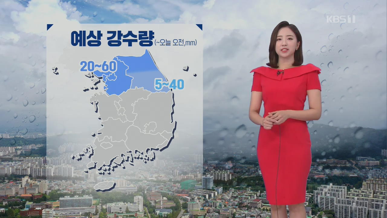 [날씨] 전국 흐리고 내륙 곳곳 소나기, 최고 80mm 