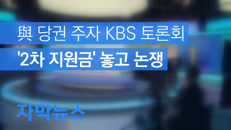 [자막뉴스] 2차 지원금 “나중에”·“전국민”·“일부만”…與 당권주자 토론회