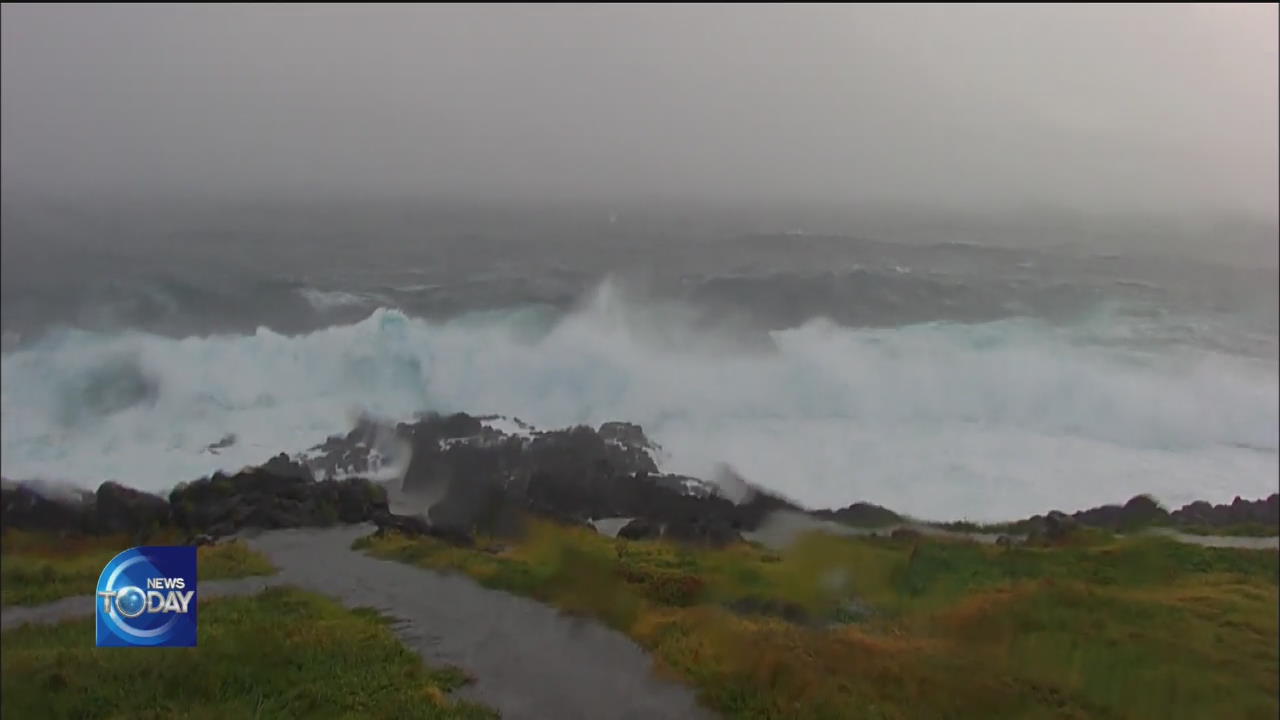 TYPHOON ‘BAVI’ HITS THE KOREAN PENINSULA