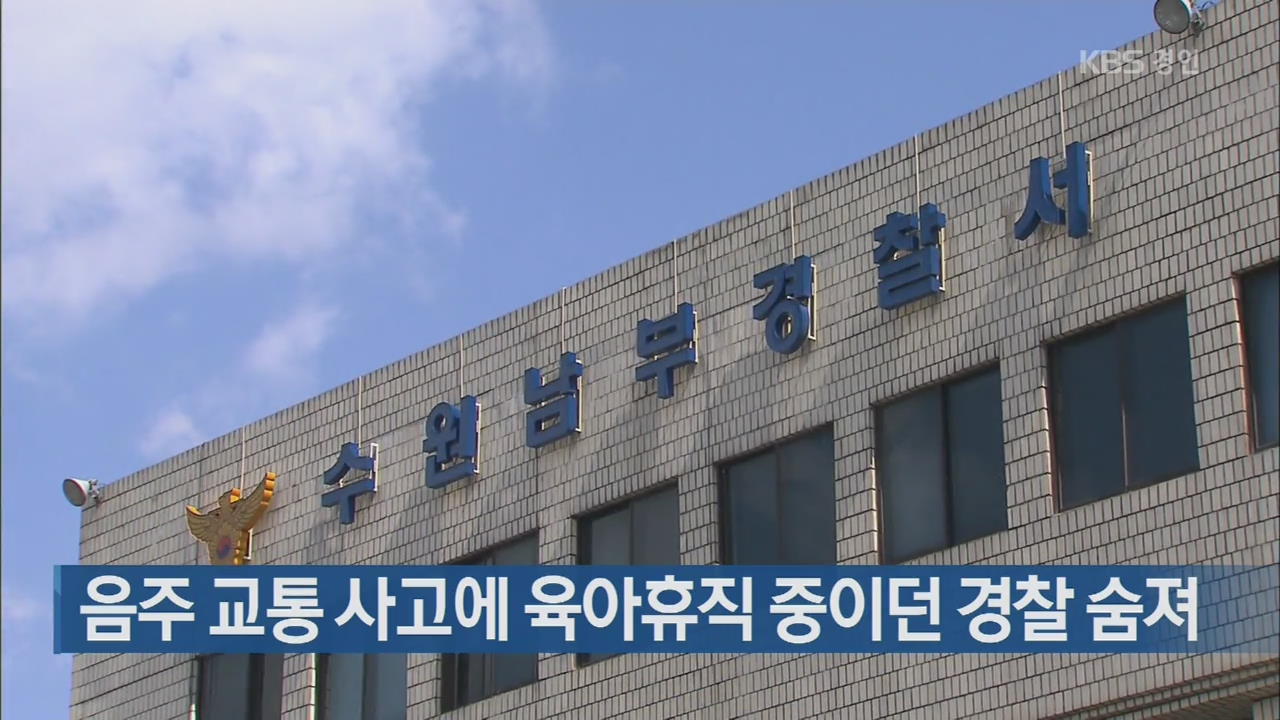 음주 교통 사고에 육아휴직 중이던 경찰 숨져