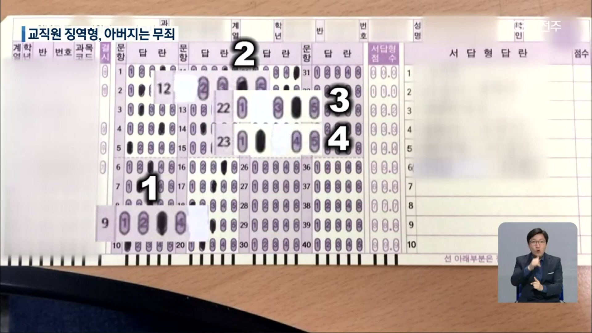 ‘사립고 답안지 조작 사건’ 교직원 징역 3년