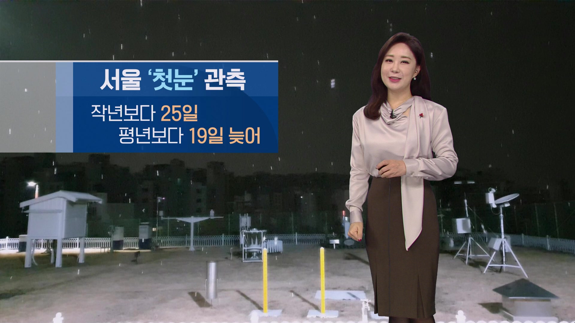 [날씨] 오늘 새벽, 서울 첫눈 관측…아침까지 중서부 비·눈
