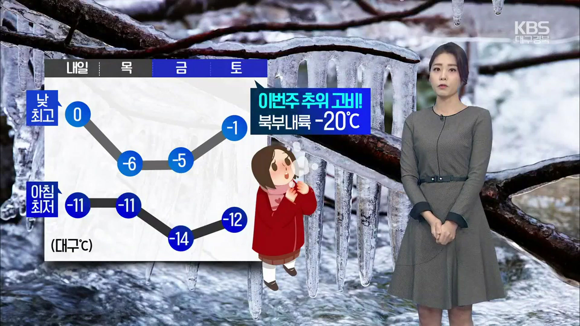 [날씨] 대구·경북 내일 아침 영하 11도…밤부터 곳곳에 ‘눈’