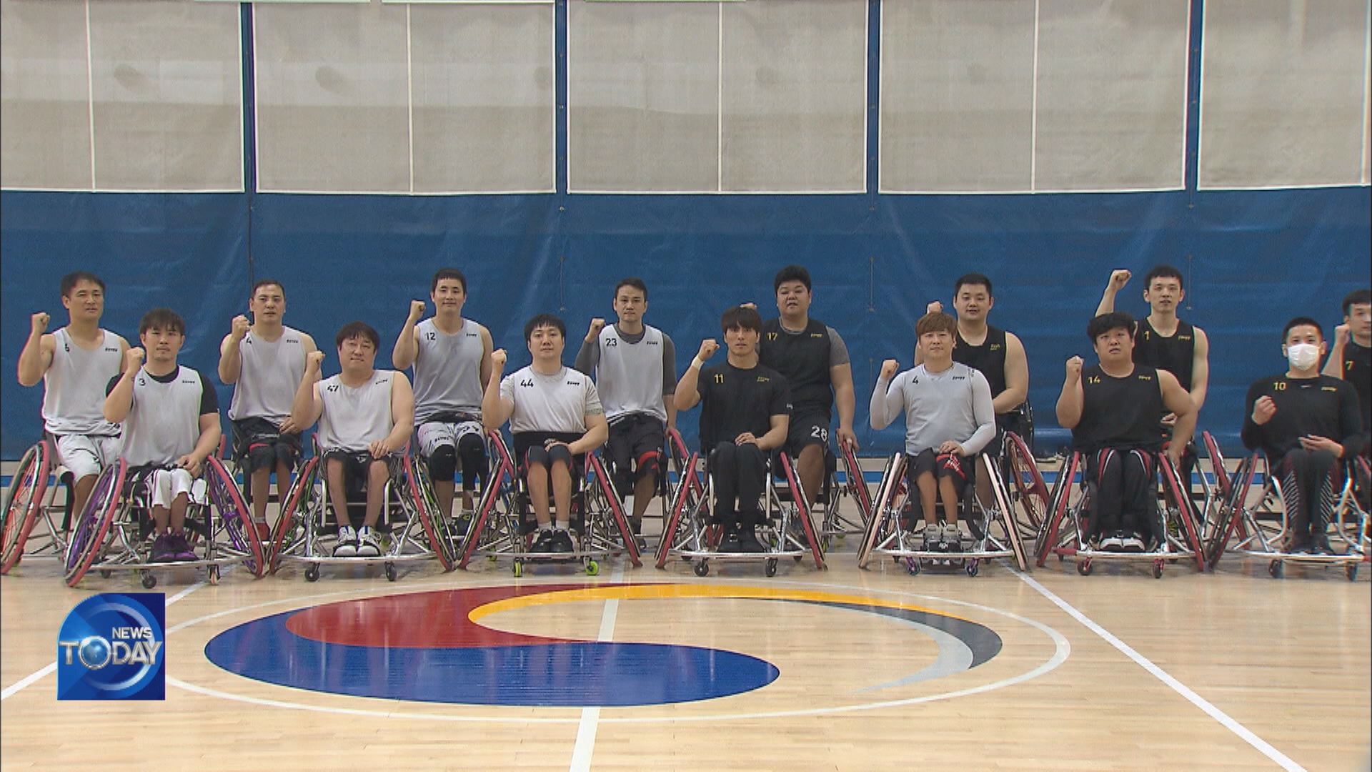 S. KOREA'S WHEELCHAIR BASKETBALL TEAM