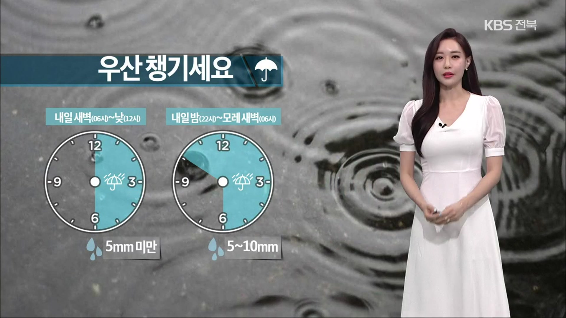 [날씨] 전북 내일 새벽부터 ‘비’…“우산 챙기세요”