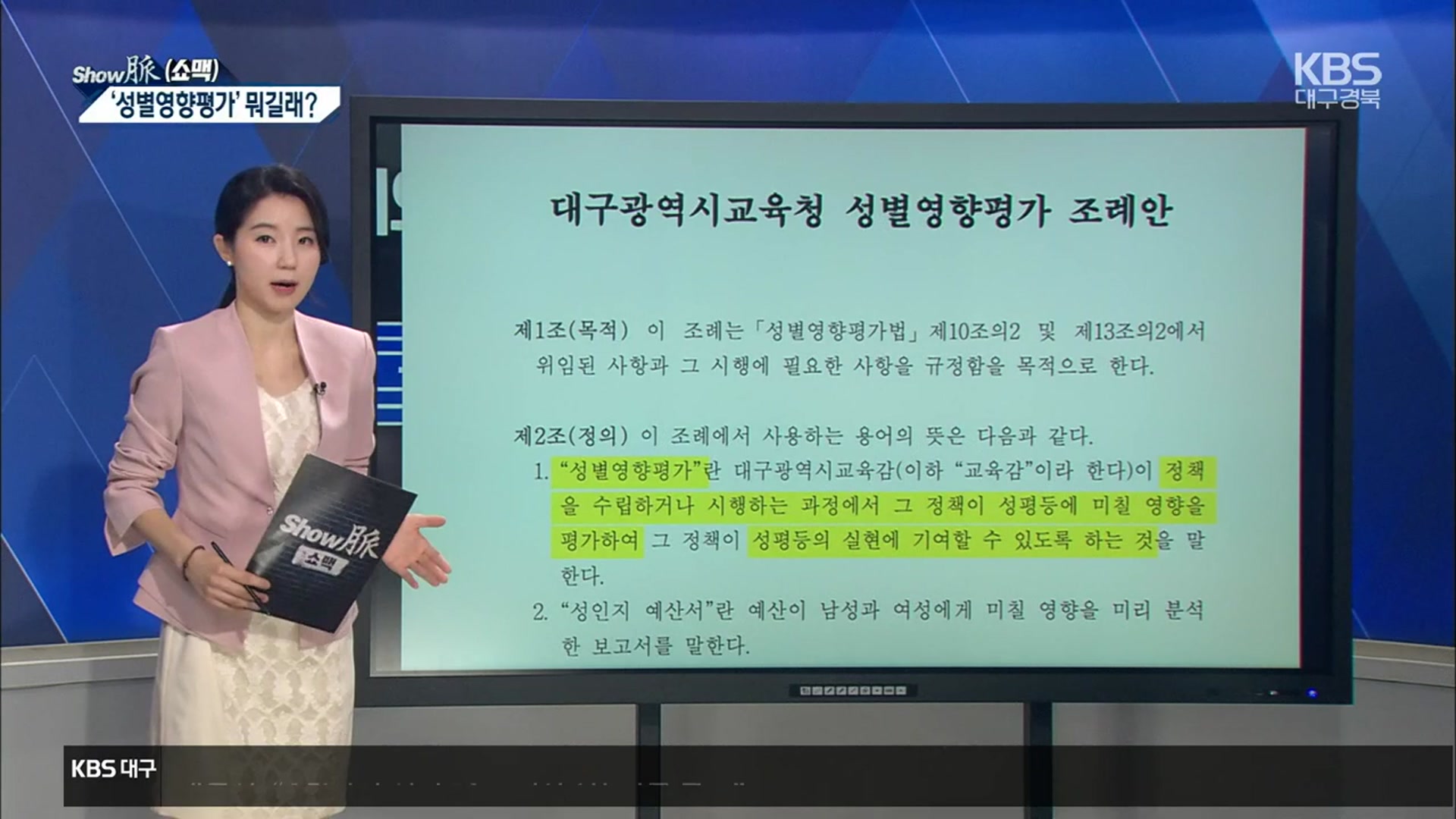 [쇼맥] 시의회 문턱서 좌절…‘성별영향평가’ 뭐길래?