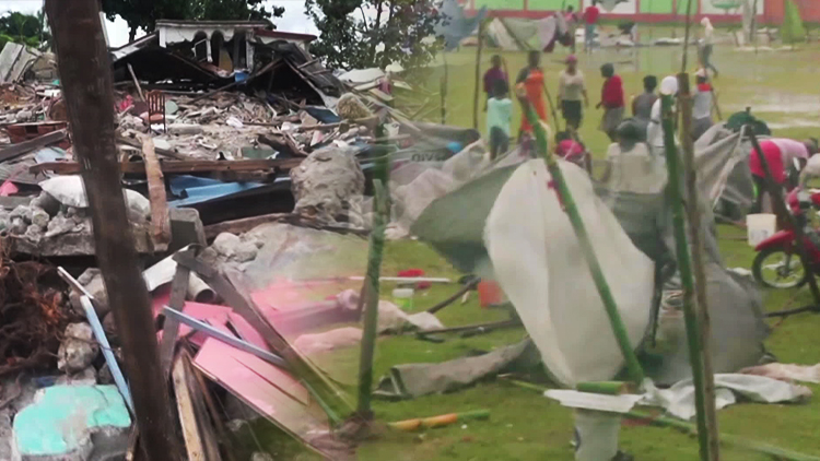 아이티 지진 사망자 2,000명 육박…열대성 폭풍까지 덮쳐