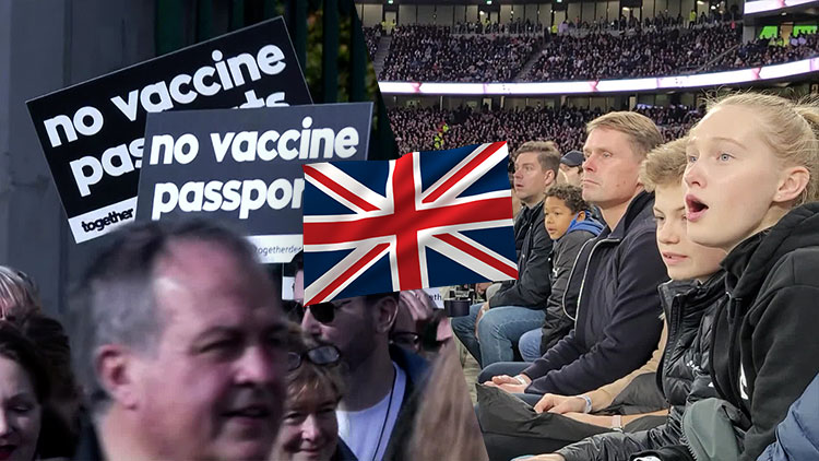 영국 접종 완료율 정체…“백신 거부” vs “마스크라도 쓰자”