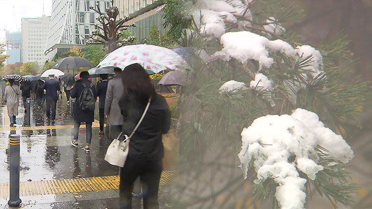 곳곳서 ‘첫눈’…강원·제주 산간에 최고 8cm 눈