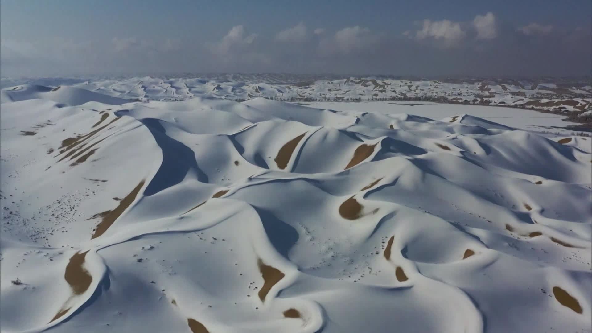 [지구촌 Talk] 사막에 눈이?…하얗게 뒤덮인 세상