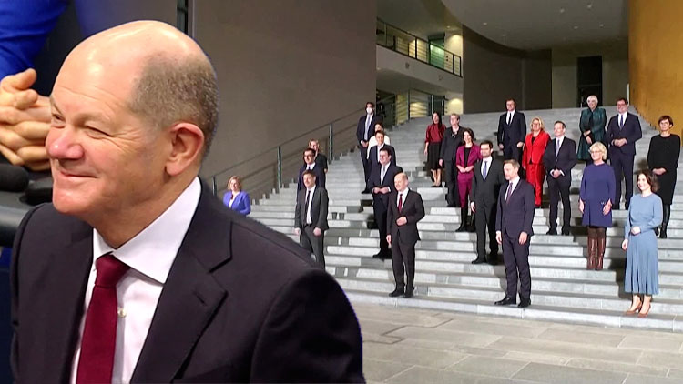 독일 새 총리 숄츠 취임…각료 남녀 8명씩 동수로