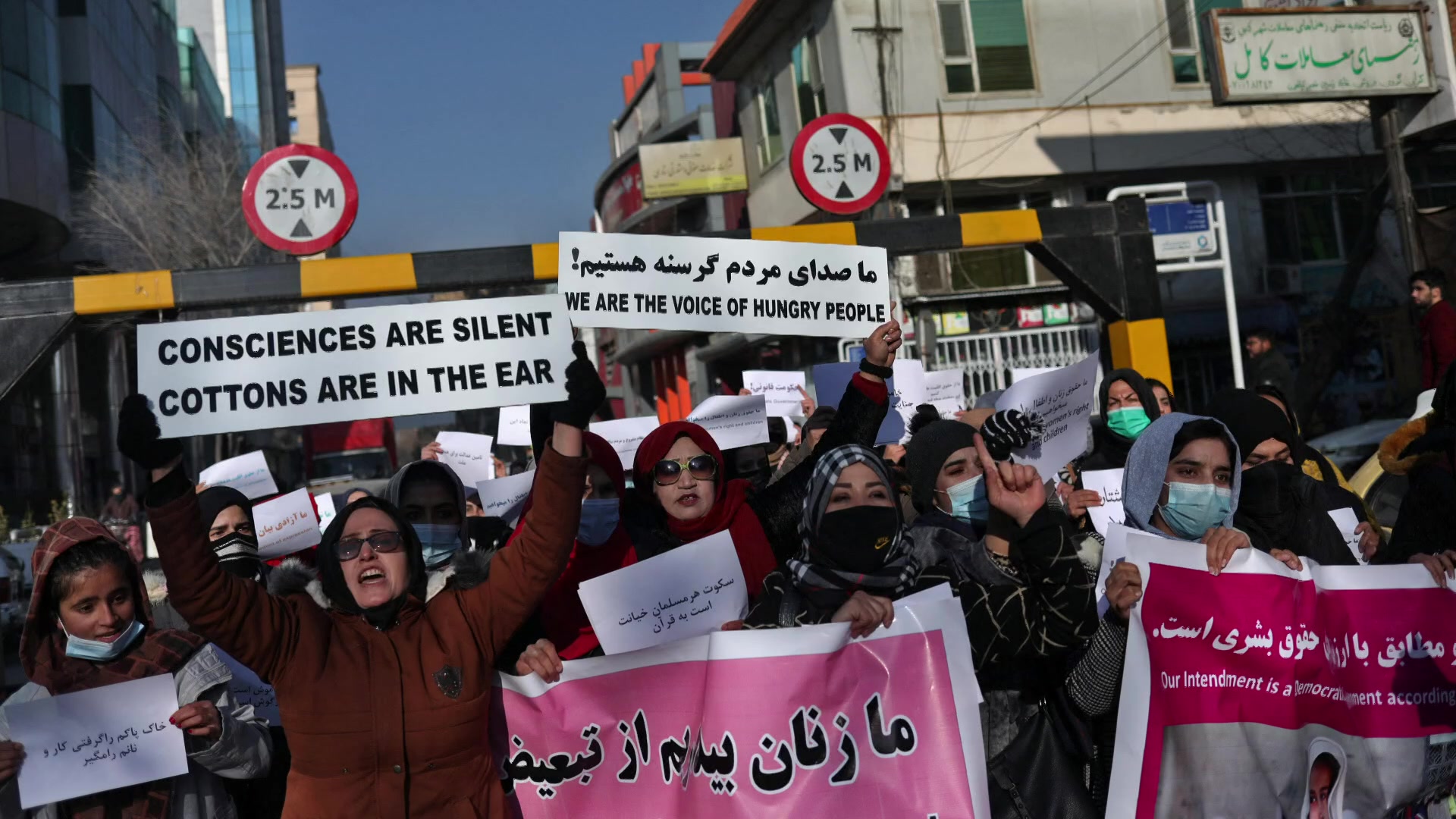 [지구촌 포토] “평등” 외치는 아프간 여성들