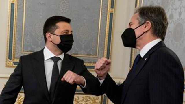 블링컨 “러시아의 우크라이나 공세 막기위한 외교 노력 계속할 것”