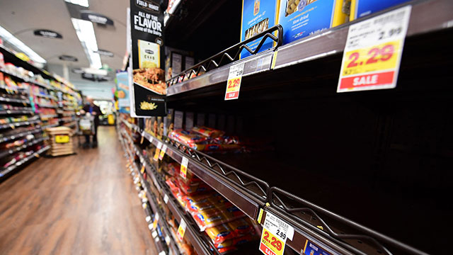오미크론 탓에 美 슈퍼마켓에서 공급망 위기 재연
