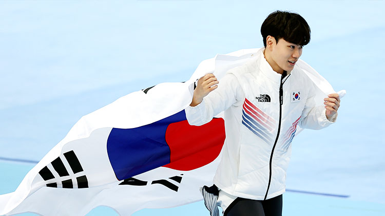 김민석, 대한민국 첫 메달…스피드 1,500m 2연속 메달