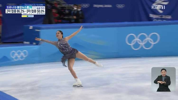 피겨 쇼트 프로그램 유영 6위·김예림 9위…첫 올림픽 성공적 데뷔